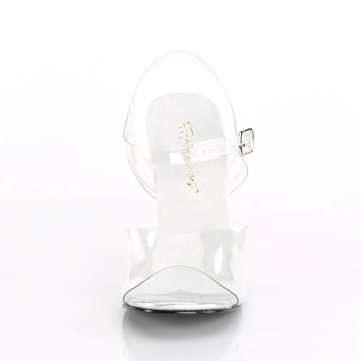 Clear 4.5 Inch Bikini Stage Shoes - Fabulicious GALA-08MG - Image 2