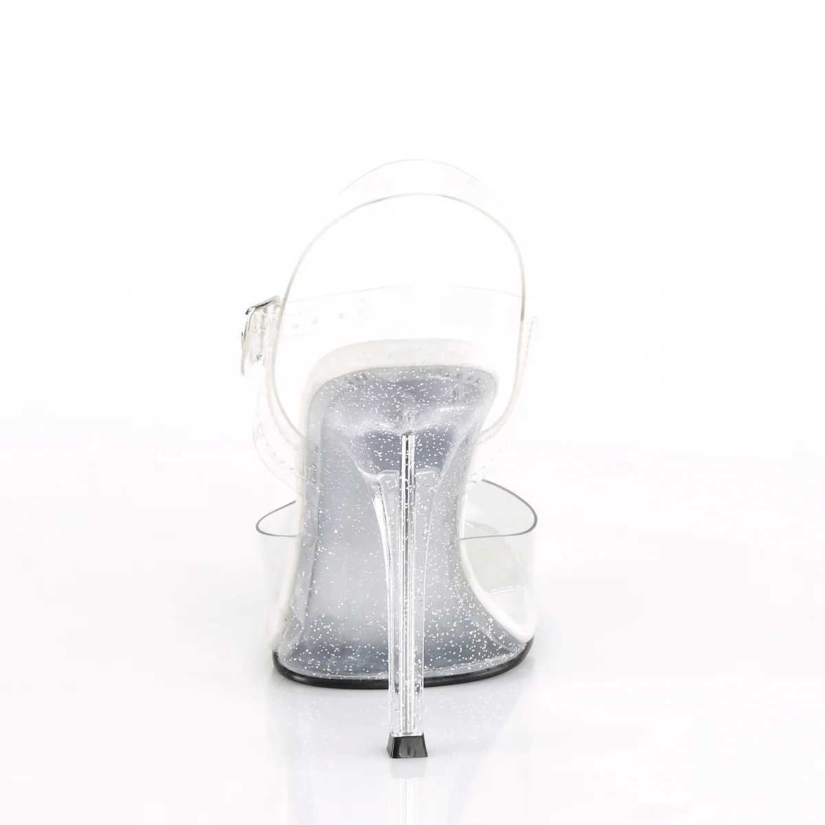 Clear 4.5 Inch Bikini Stage Shoes - Fabulicious GALA-08MG - Image 4