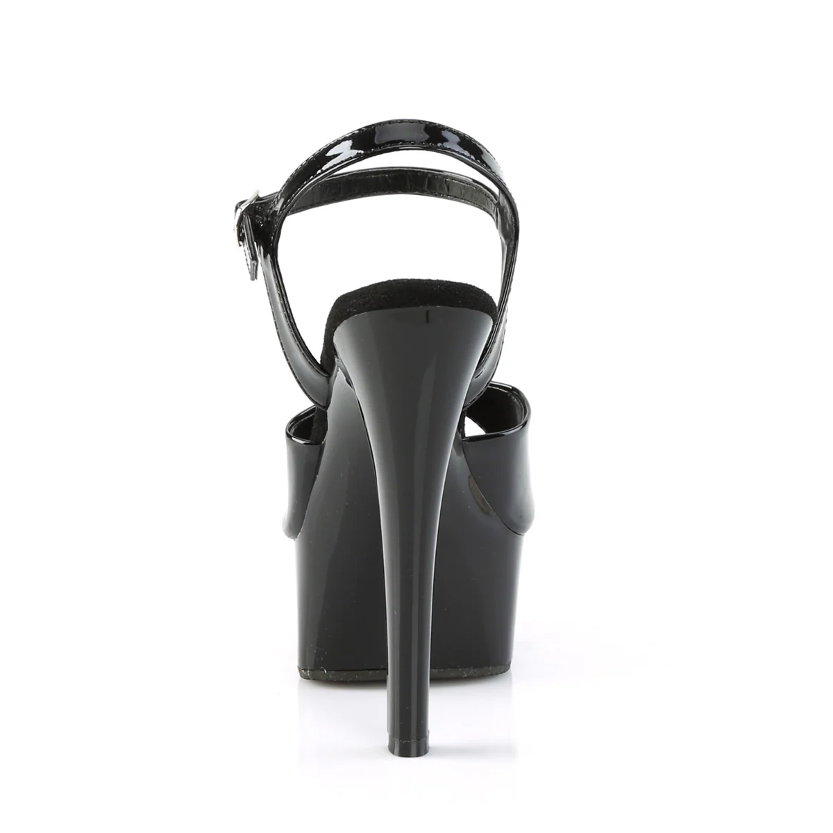 Black 6 Inch Platform Sexy Pole Heels - Pleaser GLEAM-609 - Image 4