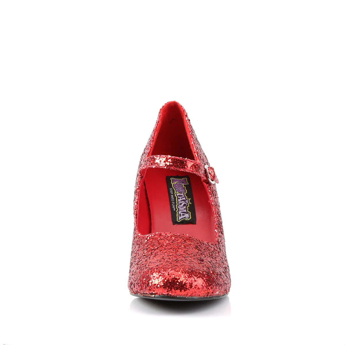 Red Glitter 3 Inch Fantasy Shoes - Funtasma GLINDA-50G - Image 2