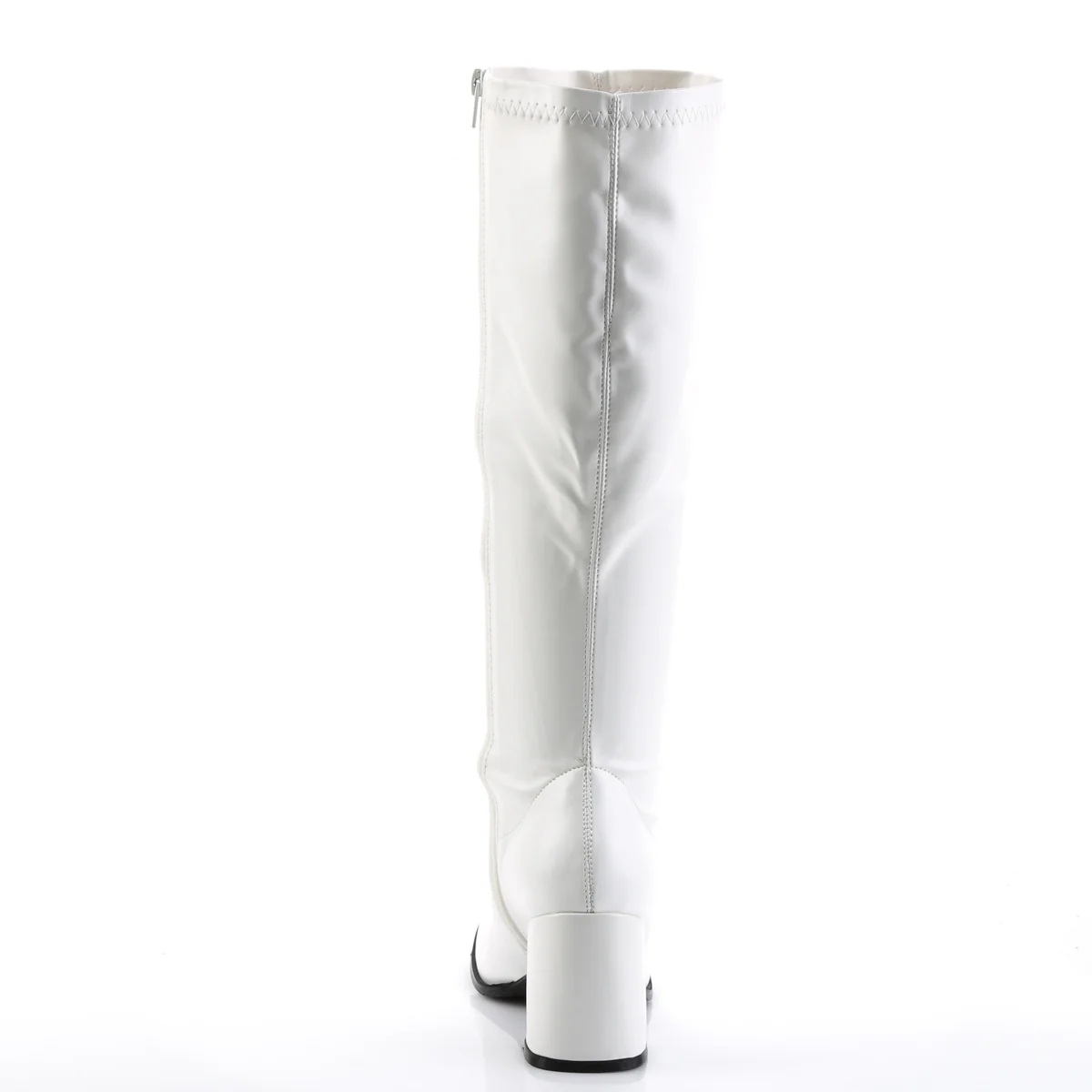 White 3 Inch Wide Gogo Boots -  Funtasma GOGO-300WC - Image 4