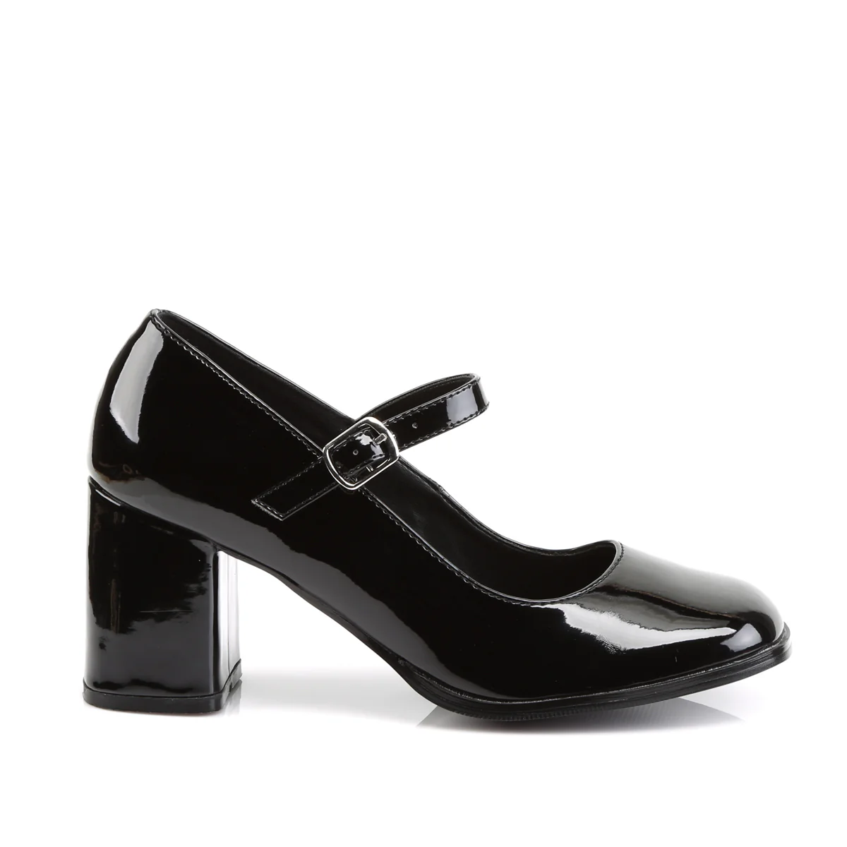 Black 3 Inch Maryjane Shoes -  Funtasma GOGO-50 - Image 5