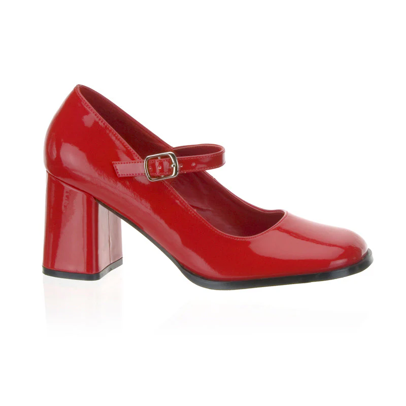 GOGO-50 Red Maryjane Dolly Shoes