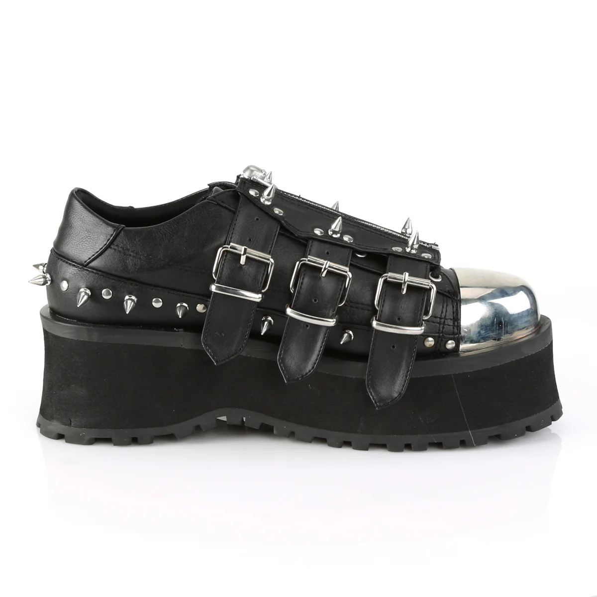 Black Alternative Footwear Unisex - Demonia Cult GRAVEDIGGER-03 - Image 5