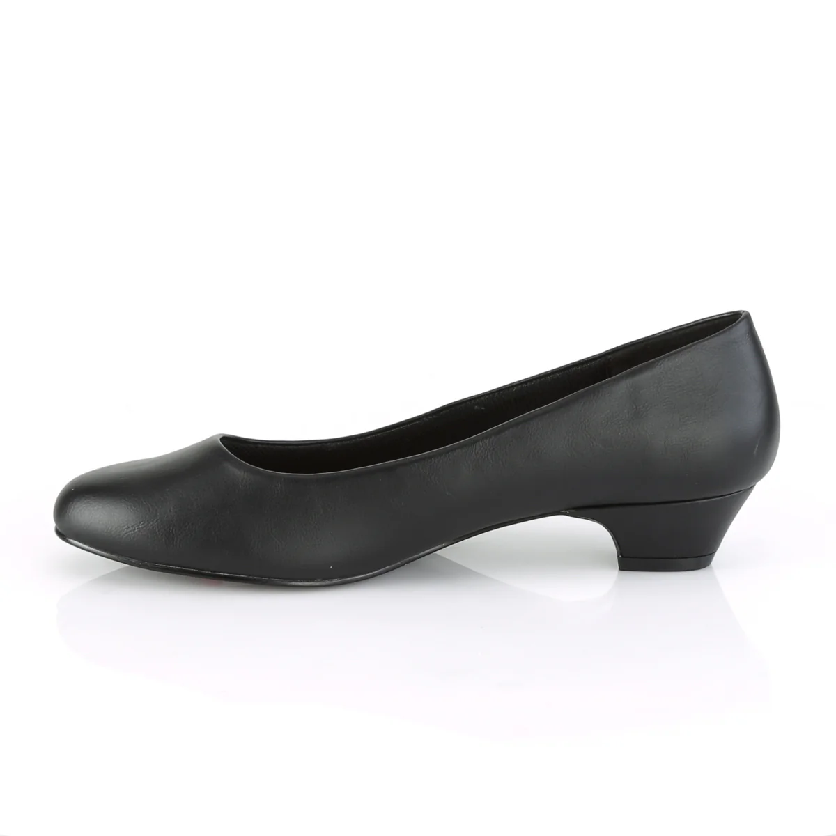 Black 1.3 Inch Sexy High Heels - Pleaser Pink Label GWEN-01 - Image 3