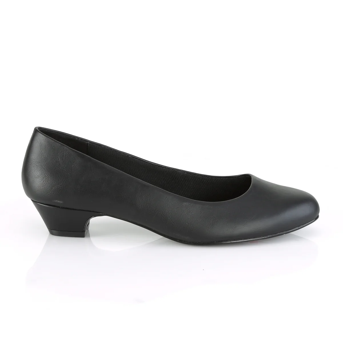 Black 1.3 Inch Sexy High Heels - Pleaser Pink Label GWEN-01 - Image 5