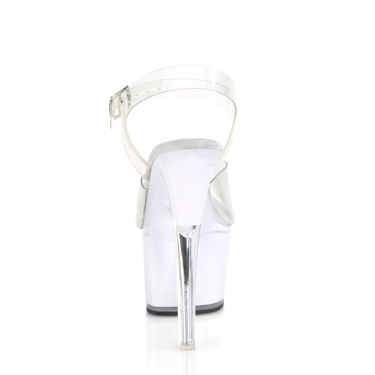 White Glow 7 Inch Pole Dance Platform Shoes - Pleaser ILLUMINATOR-708 - Image 4