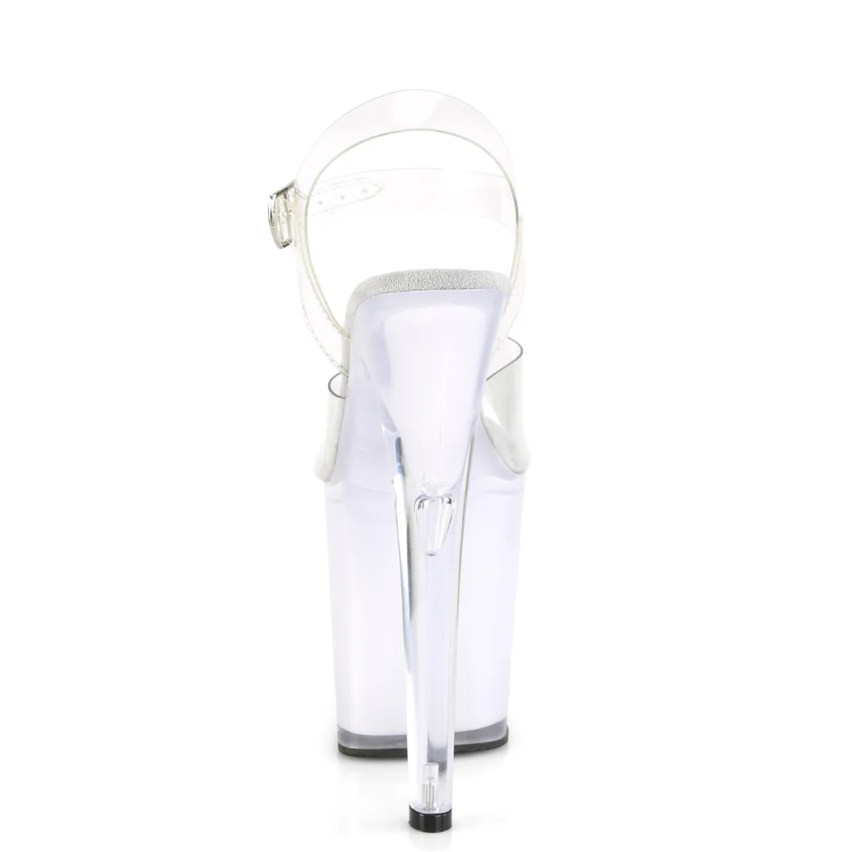 White Glow 8 Inch Pole Dancing Platform Shoes - Pleaser ILLUMINATOR-808 - Image 4
