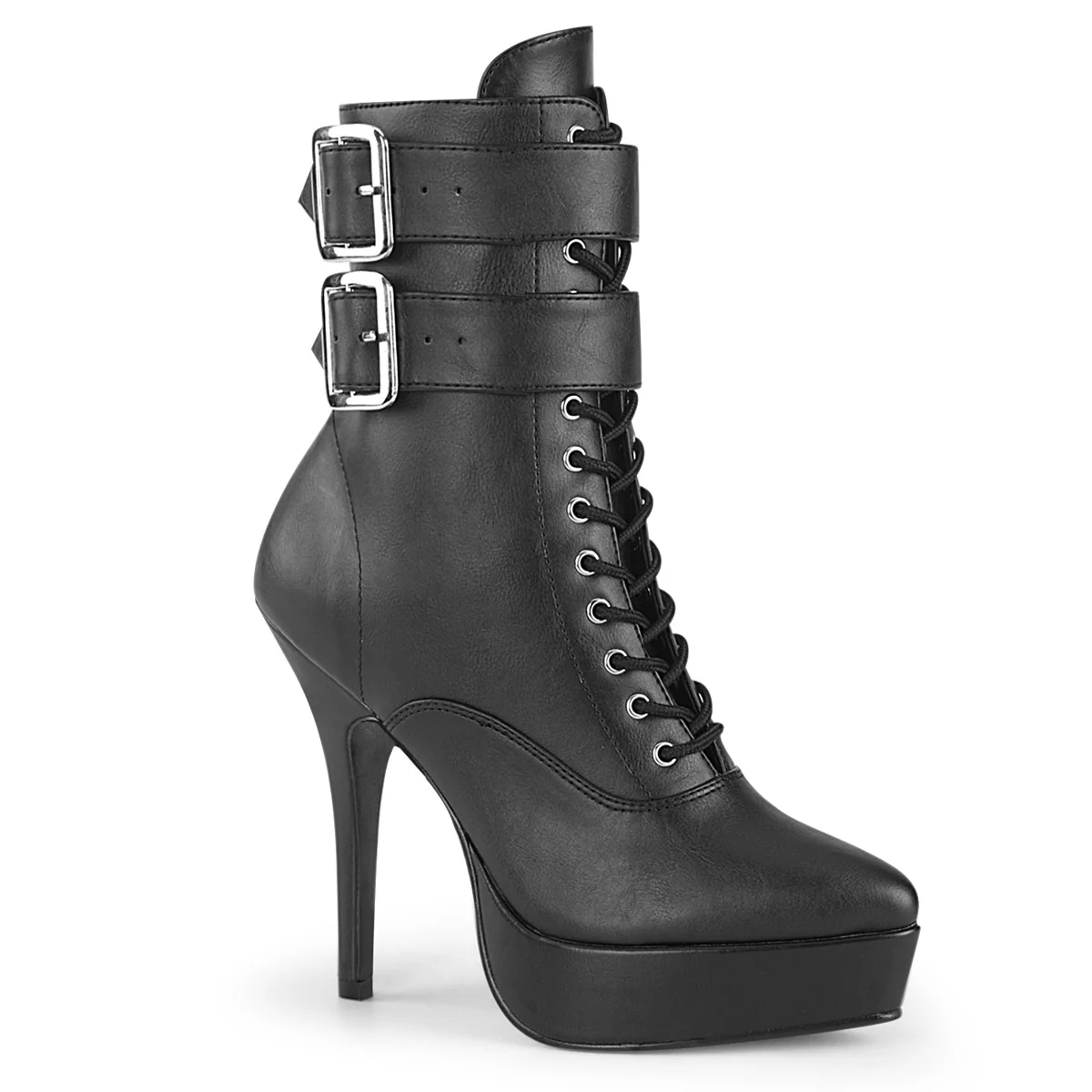 Black 5.3 Inch Fetish Platforms - Devious INDULGE-1026