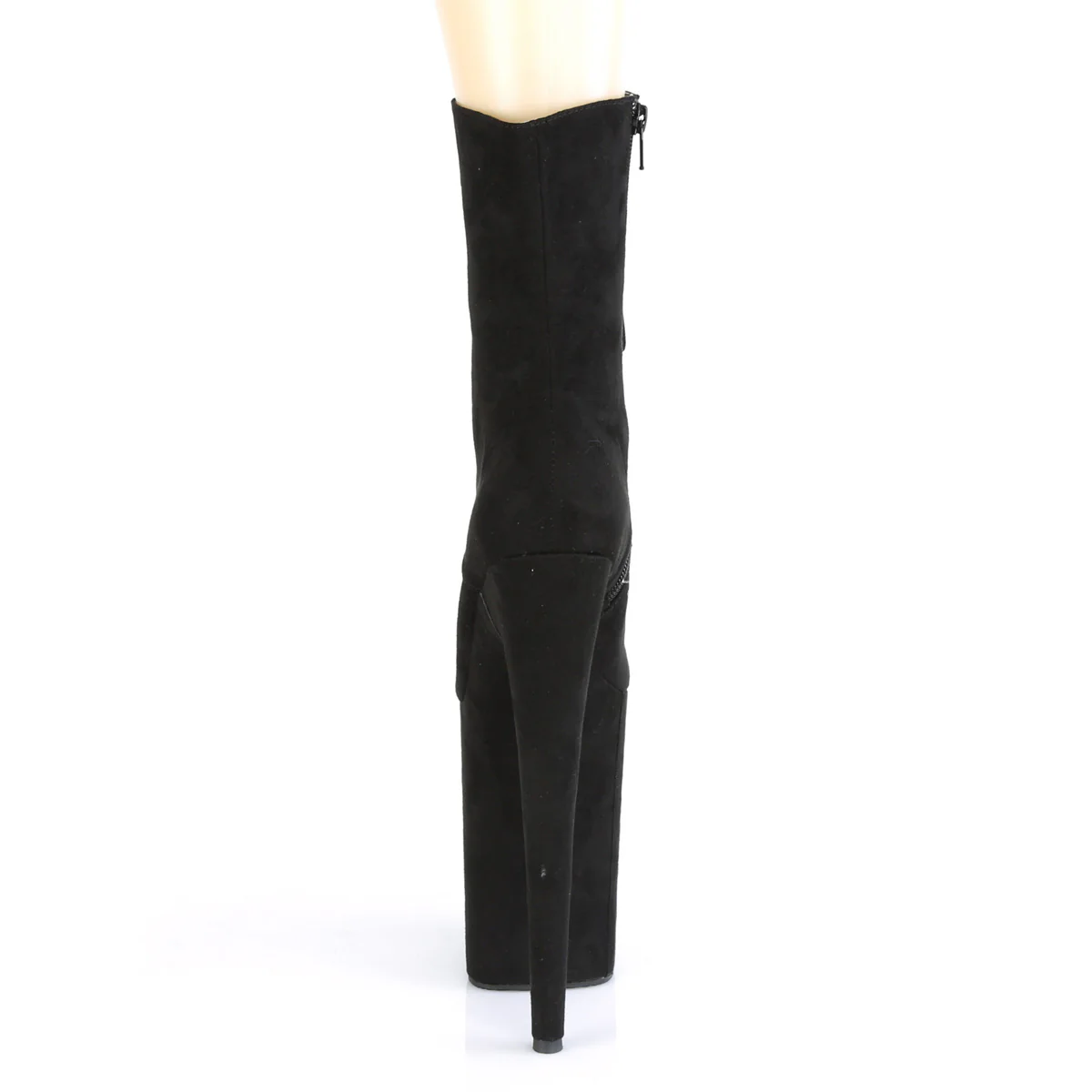 Black 9 Inch Extreme High Ankle Boots - Pleaser INFINITY-1020FS - Image 4