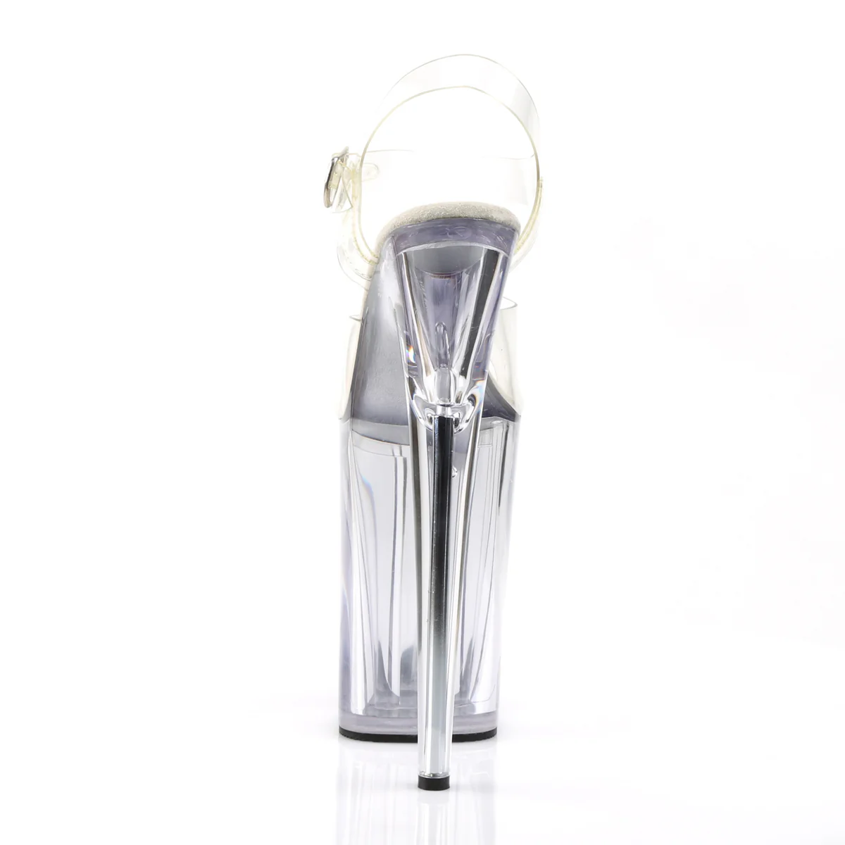 Clear 9 Inch Very High Platform Shoes -  Pleaser INFINITY-908 - Image 4