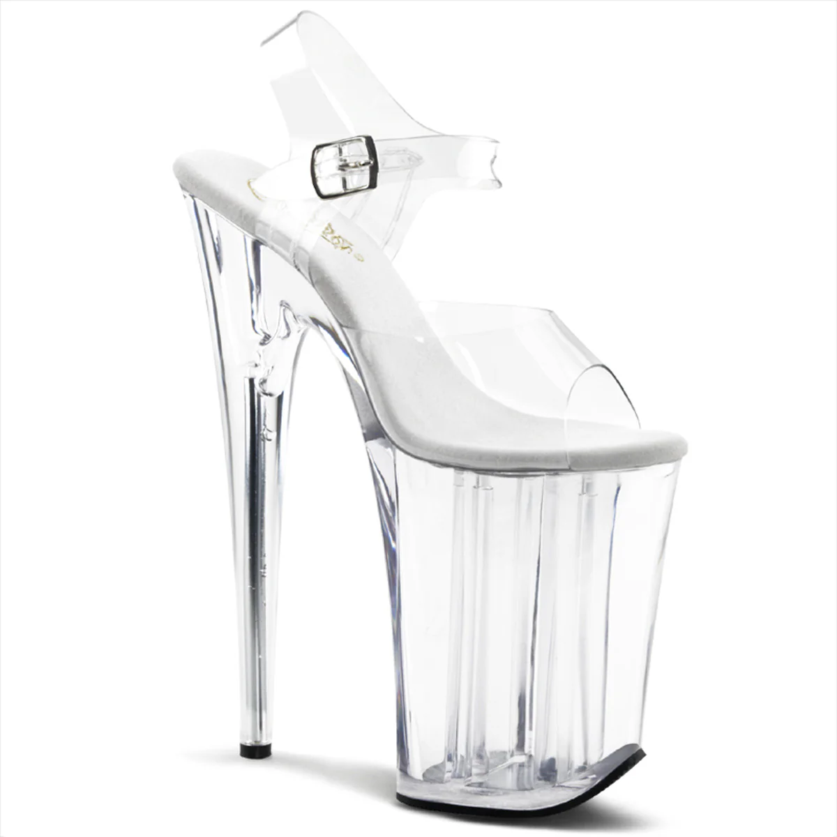 Clear 9 Inch Very High Platform Shoes -  Pleaser INFINITY-908 - Image 6