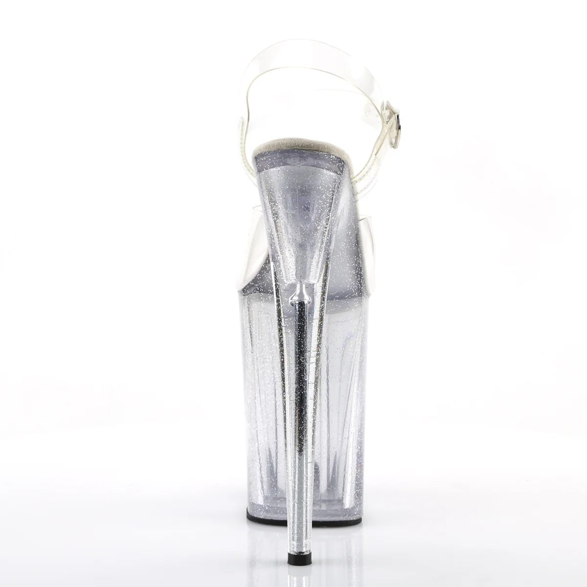 Clear 9 Inch Sky High Fetish Shoes -  Pleaser INFINITY-908MG - Image 4