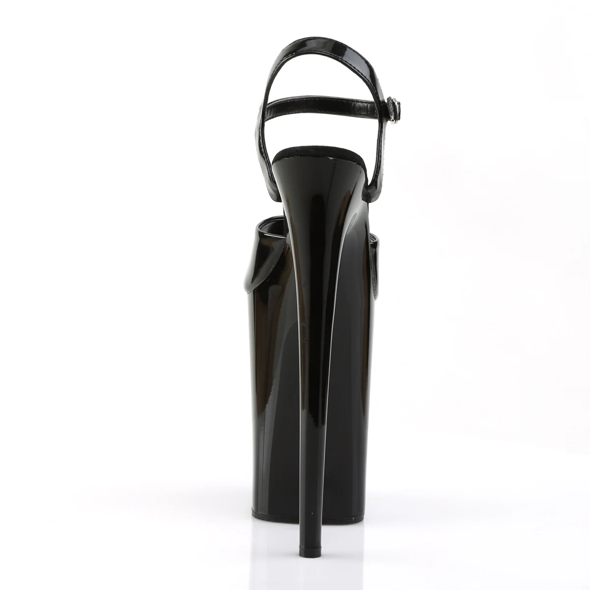 Black 9 Inch Extreme High Fetish Heels -  Pleaser INFINITY-909 - Image 4