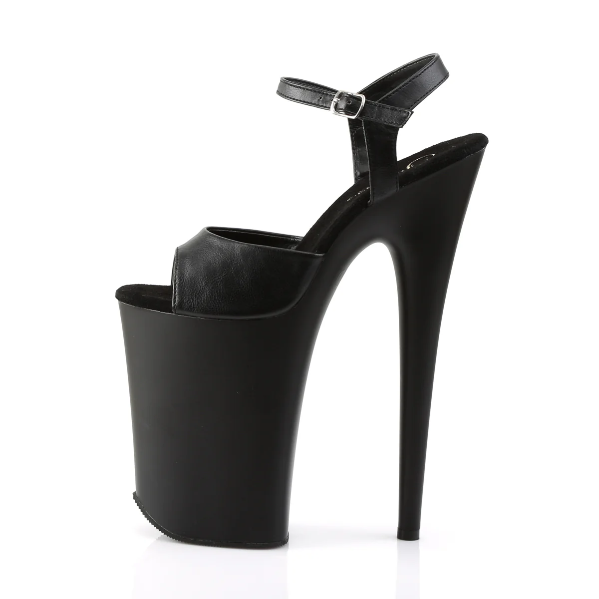Black 9 Inch Killer Heel Platform Shoes -  Pleaser INFINITY-909 - Image 3