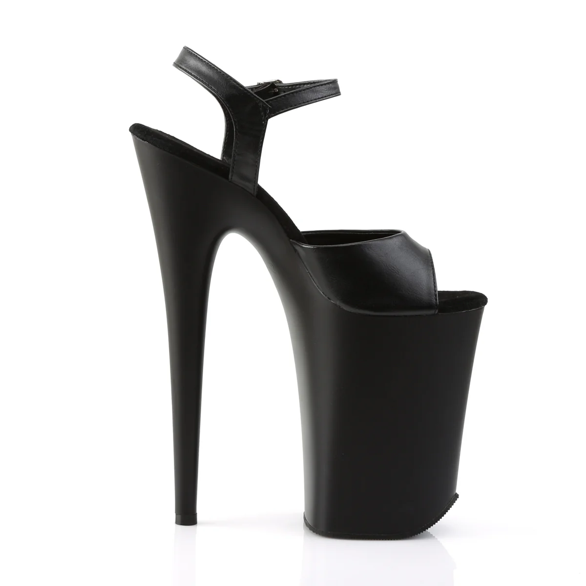 Black 9 Inch Killer Heel Platform Shoes -  Pleaser INFINITY-909 - Image 5