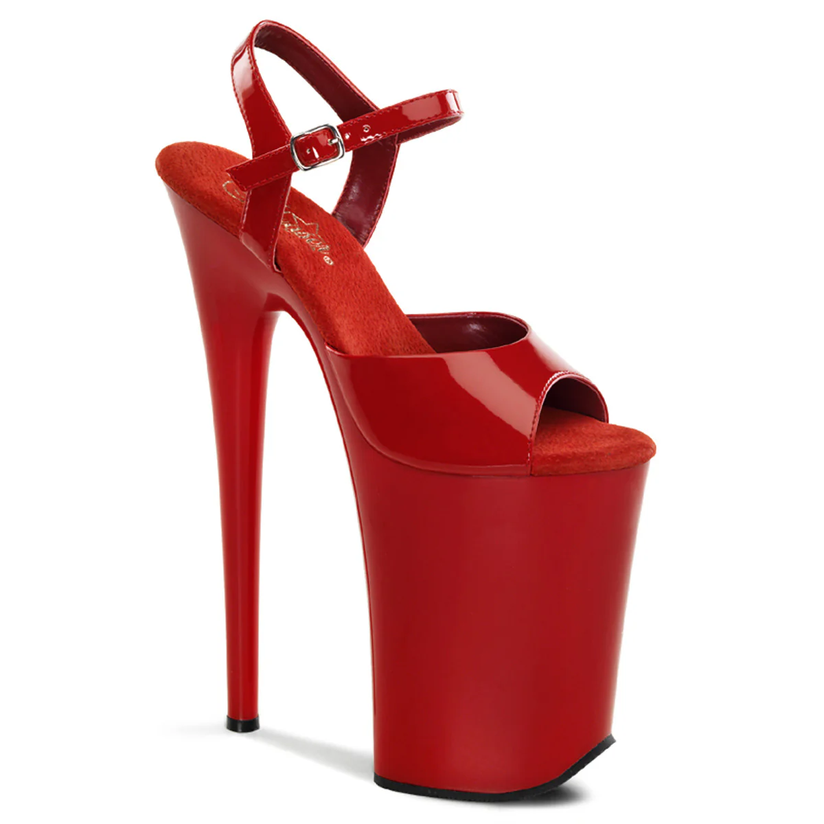 Red 9 Inch Very High Platform Shoes -  Pleaser INFINITY-909 - Image 6
