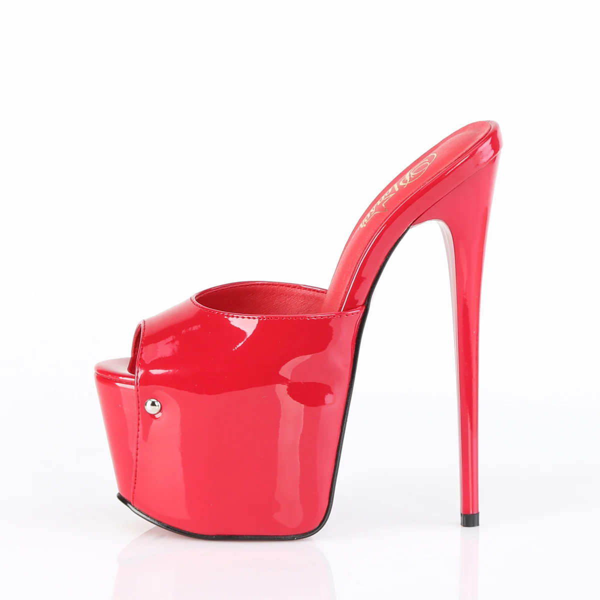 Red 7 Inch Exotic Dancing Platform Shoes - Pleaser JUBILANT-01 - Image 3