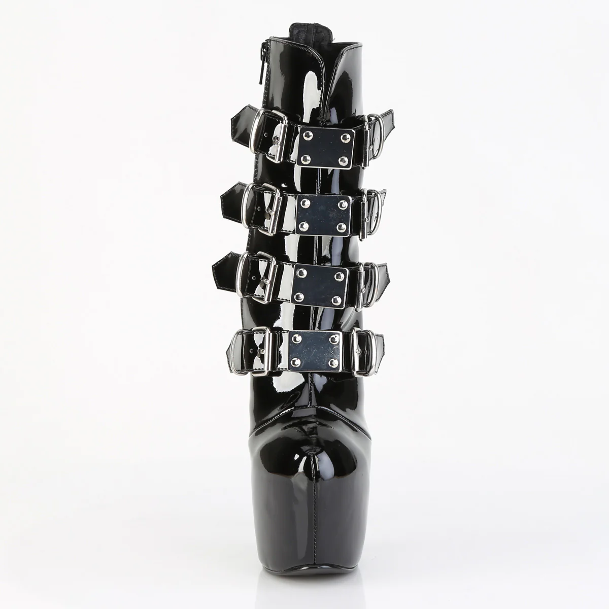 Black 7 Inch Fetish Pole Ankle Boots - Pleaser JUBILANT-1023 - Image 2