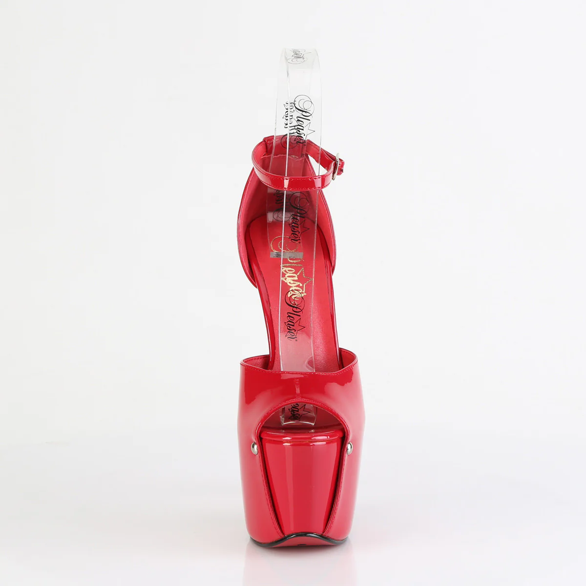 Red 7 Inch Lap Dancer Platform Shoes -  Pleaser JUBILANT-15 - Image 2