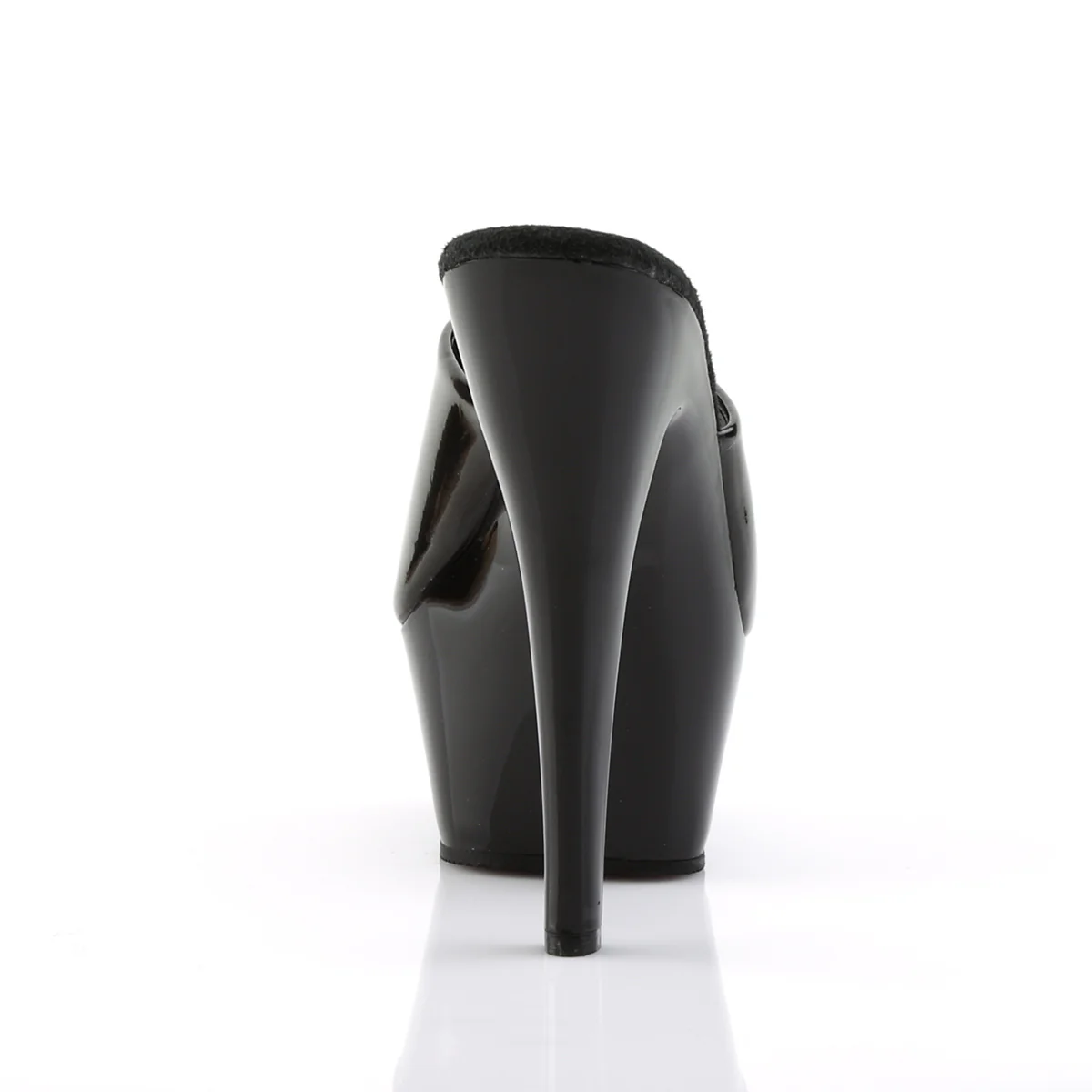 Black 6 Inch Exotic Dancer Platform Shoes - Pleaser KISS-201 - Image 4