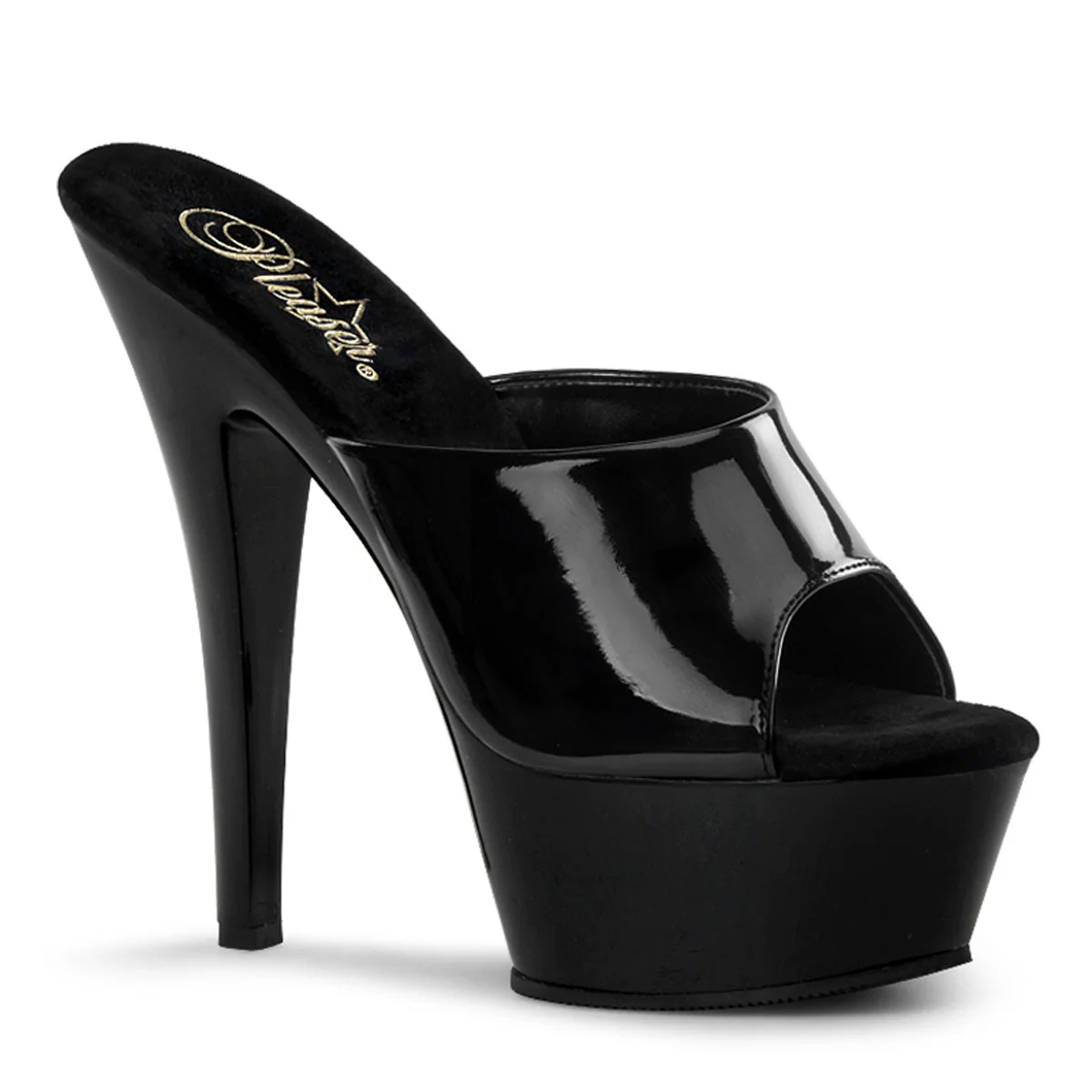 Black 6 Inch Exotic Dancer Platform Shoes - Pleaser KISS-201 - Image 6