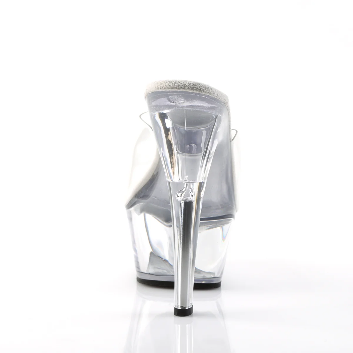Clear 6 Inch Exotic Dancer Platform Shoes - Pleaser KISS-201 - Image 4