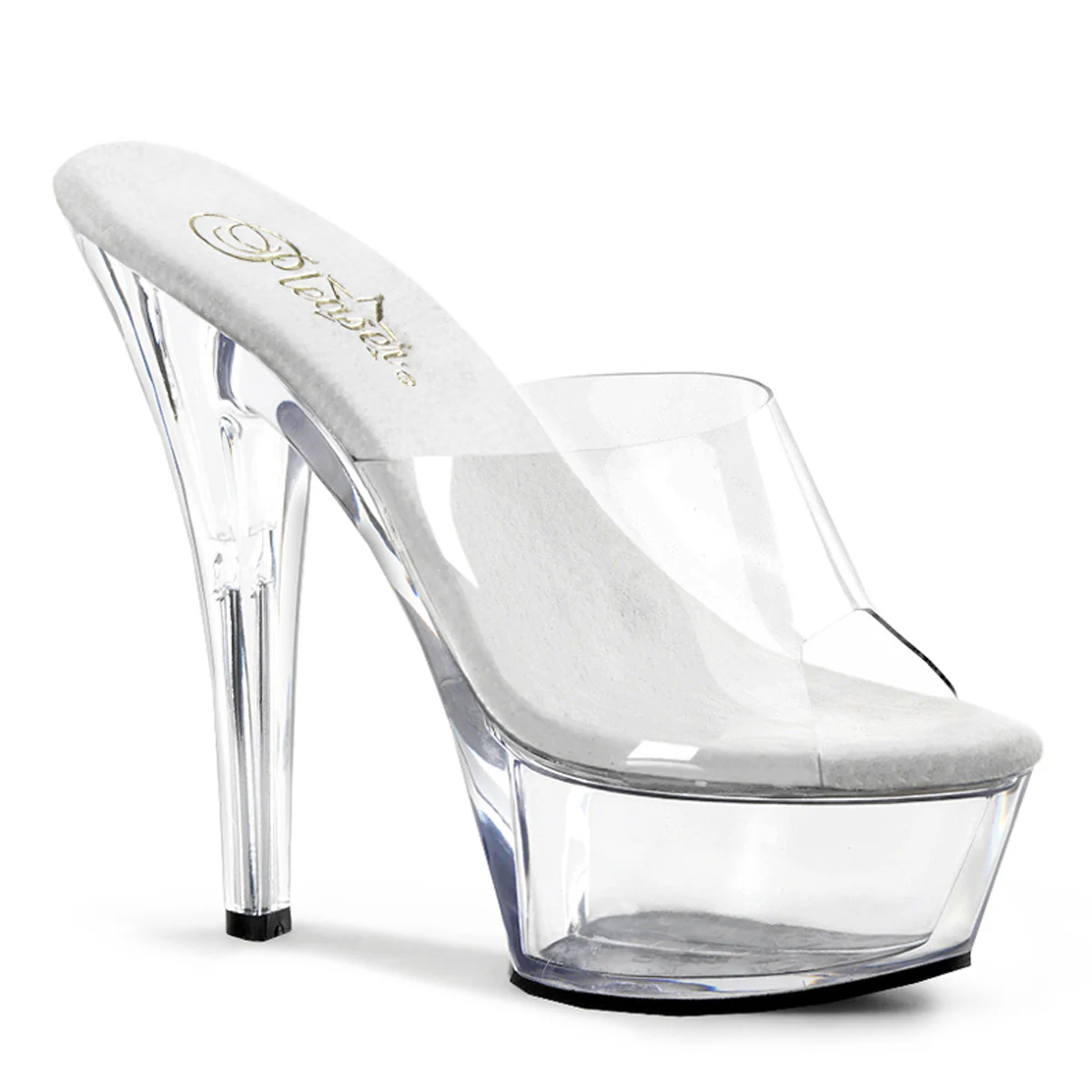 Clear 6 Inch Exotic Dancer Platform Shoes - Pleaser KISS-201 - Image 6