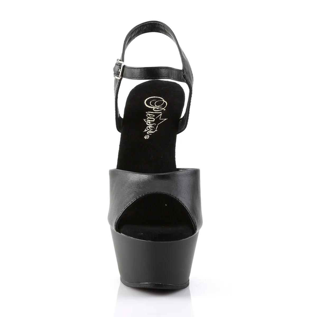 Black 6 Inch Glamour Models Platform Shoes -  Pleaser KISS-209 - Image 2