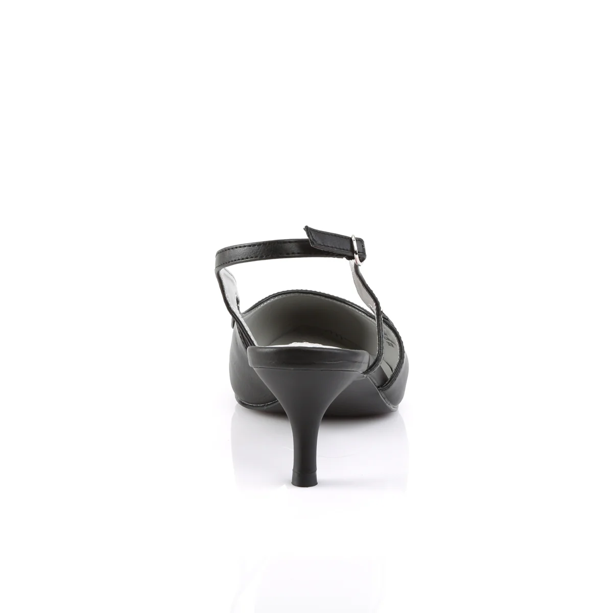 KITTEN-02 Pleaser Large Size Ladies Shoes 2.5 Inch Heel Black Fetish Shoe - Image 4