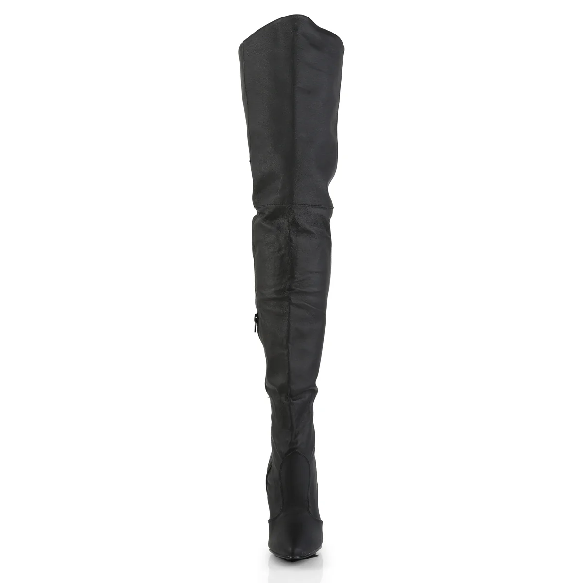 Black Leather 5 Inch Pole Dance Thigh boots - Pleaser LEGEND-8899 - Image 2
