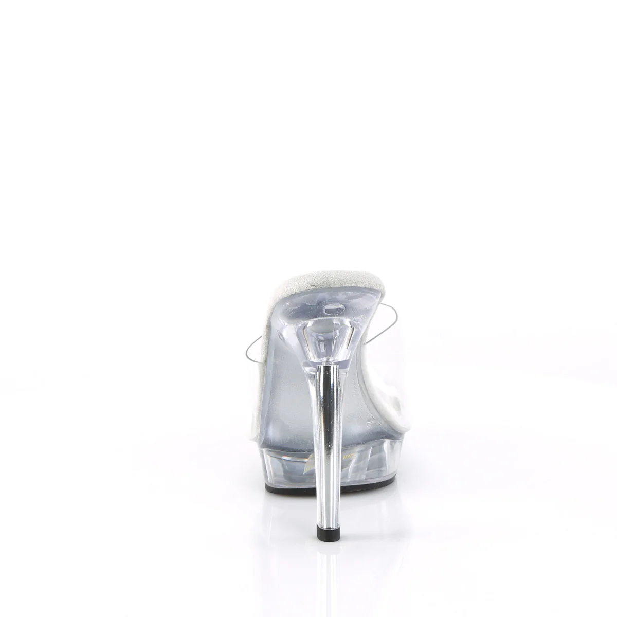 Clear 5 Inch Posing Shoes -  Fabulicious LIP-101 - Image 4