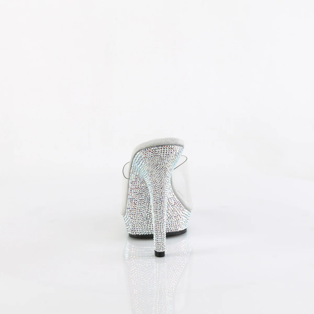 Clear 5 Inch Posing Shoes - Fabulicious LIP-101DM - Image 4