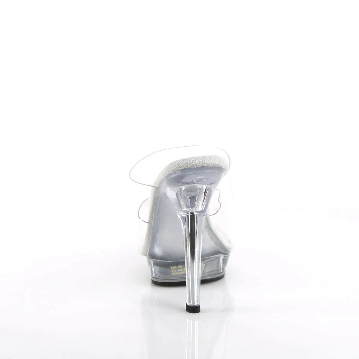 Clear 5 Inch Fitness Stage Shoes - Fabulicious LIP-102 - Image 4