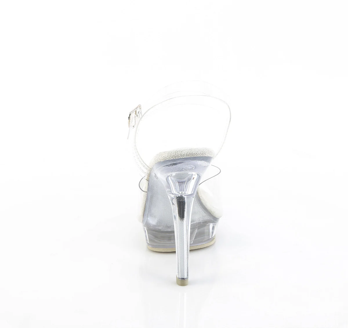 Clear 5 Inch Fitness Stage Shoes -  Fabulicious LIP-108 - Image 3