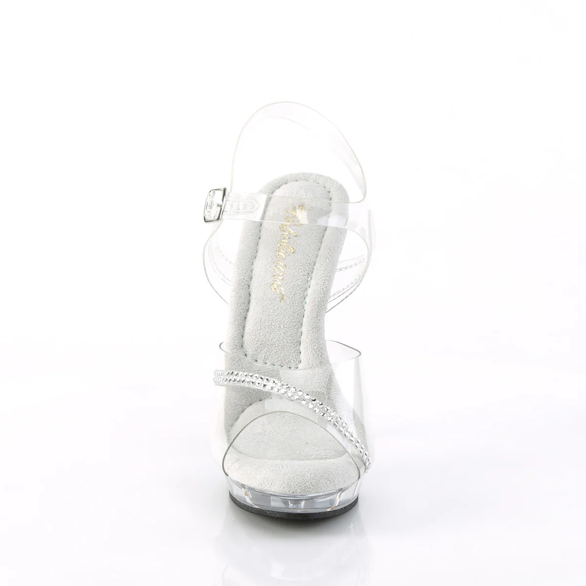 Clear 5 Inch Fitness Stage Shoes - Fabulicious LIP-108R - Image 2