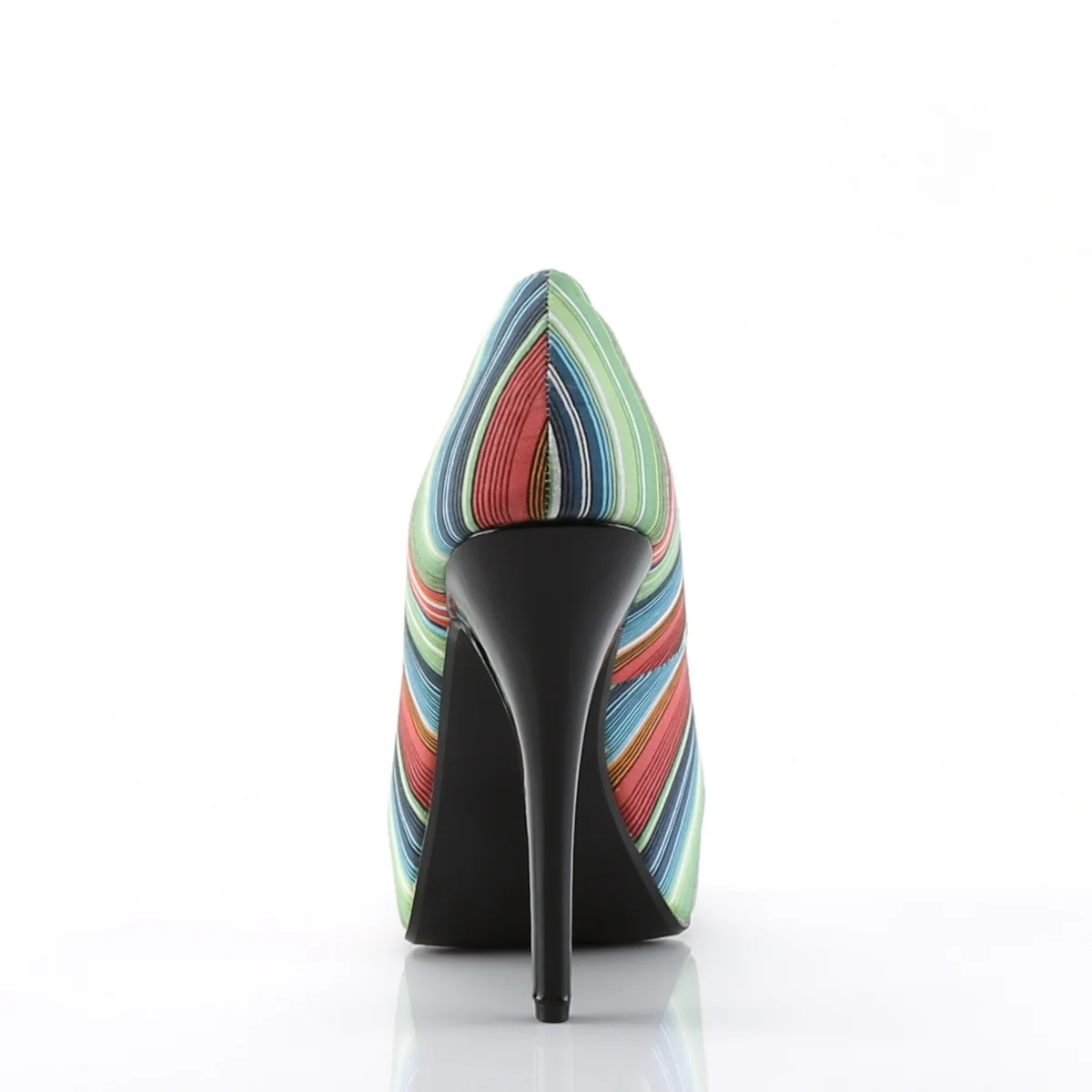 Serape Print Fabric 5 Inch Sexy Platforms - Pin Up Couture LOLITA-12 - Image 4