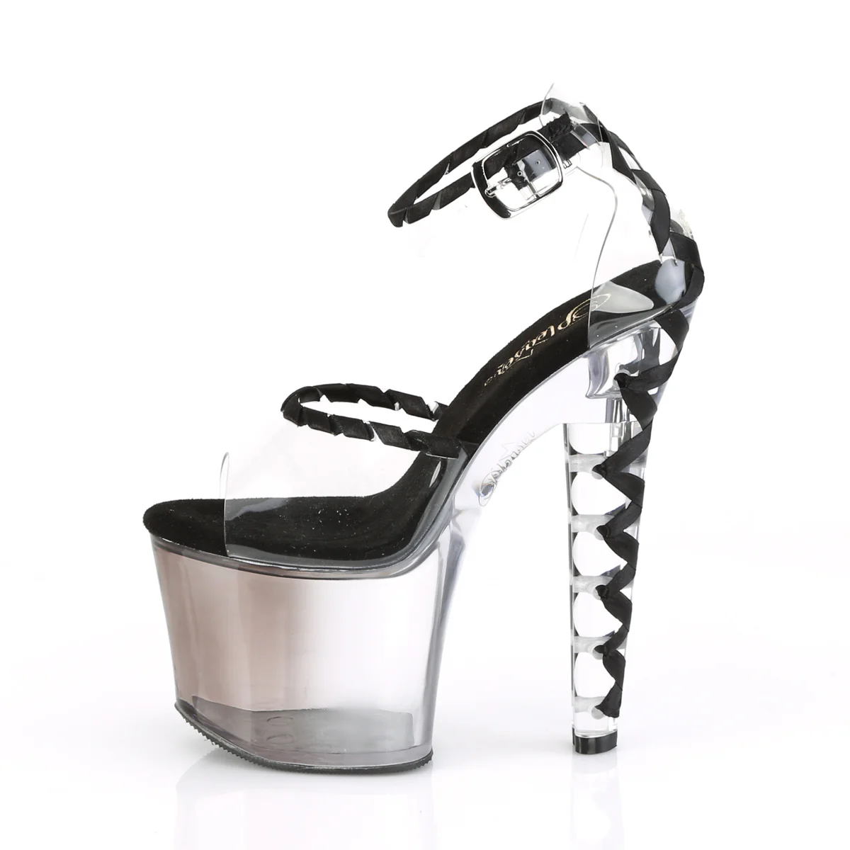 Black 7 Inch Exotic Dance Platform Shoes - Pleaser LOVESICK-712T - Image 3