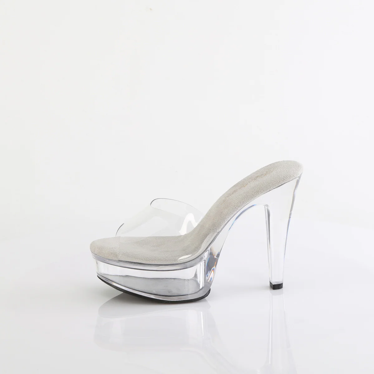 Clear 5 Inch Posing Shoes - Fabulicious MARTINI-501 - Image 3