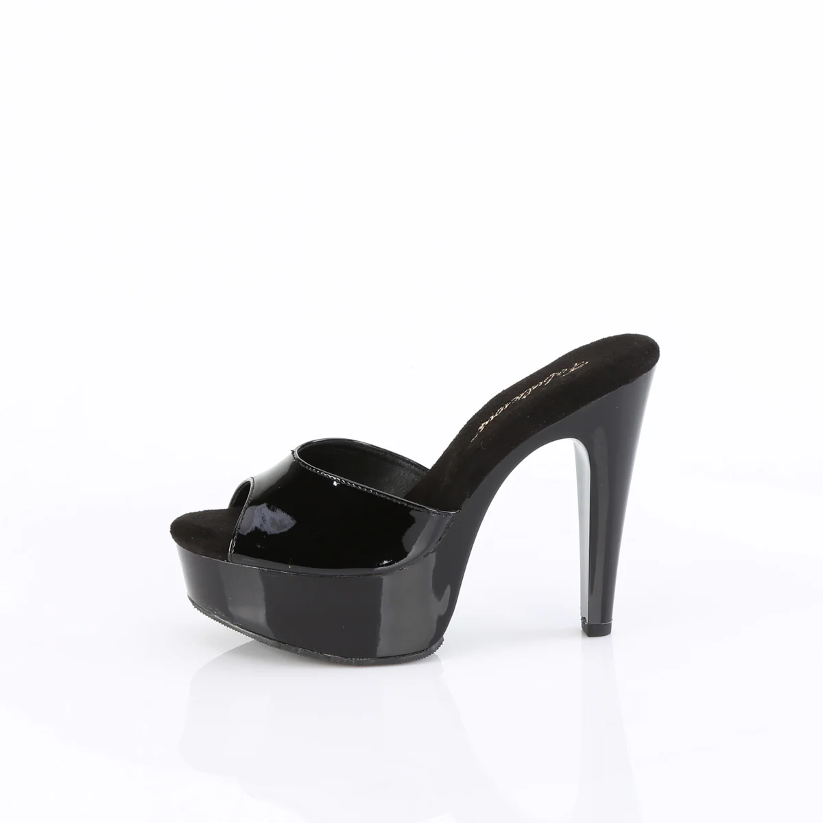 Black 5 Inch Sexy Shoes - Fabulicious MARTINI-501 - Image 3