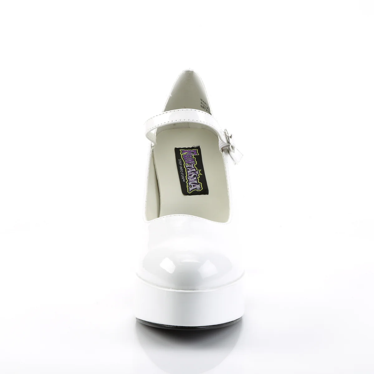 White 4 Inch Dolly Shoes - Funtasma MARYJANE-50 - Image 2