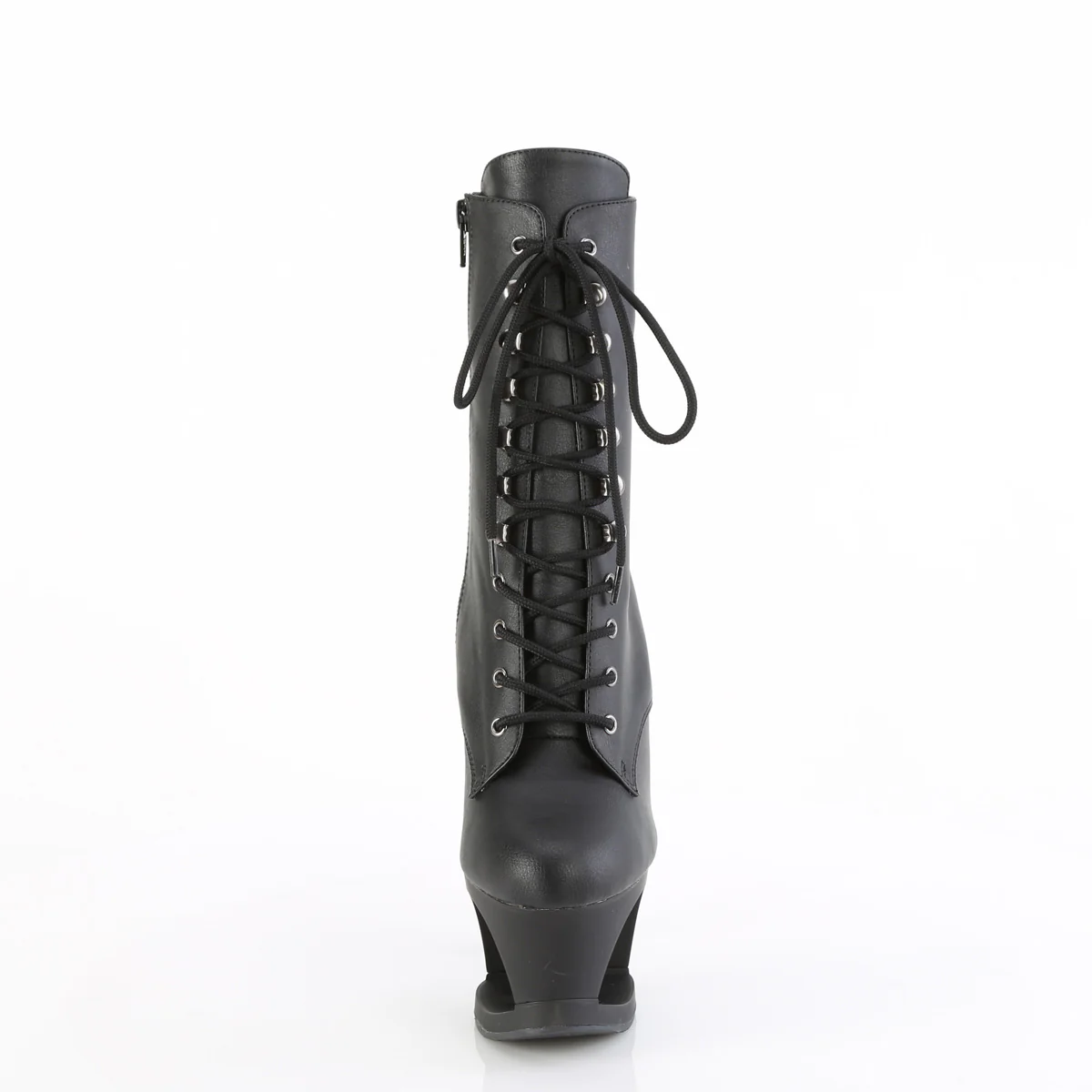 Black 7 Inch Pole Dance Stripper Boots - Pleaser MOON-1020SK - Image 2