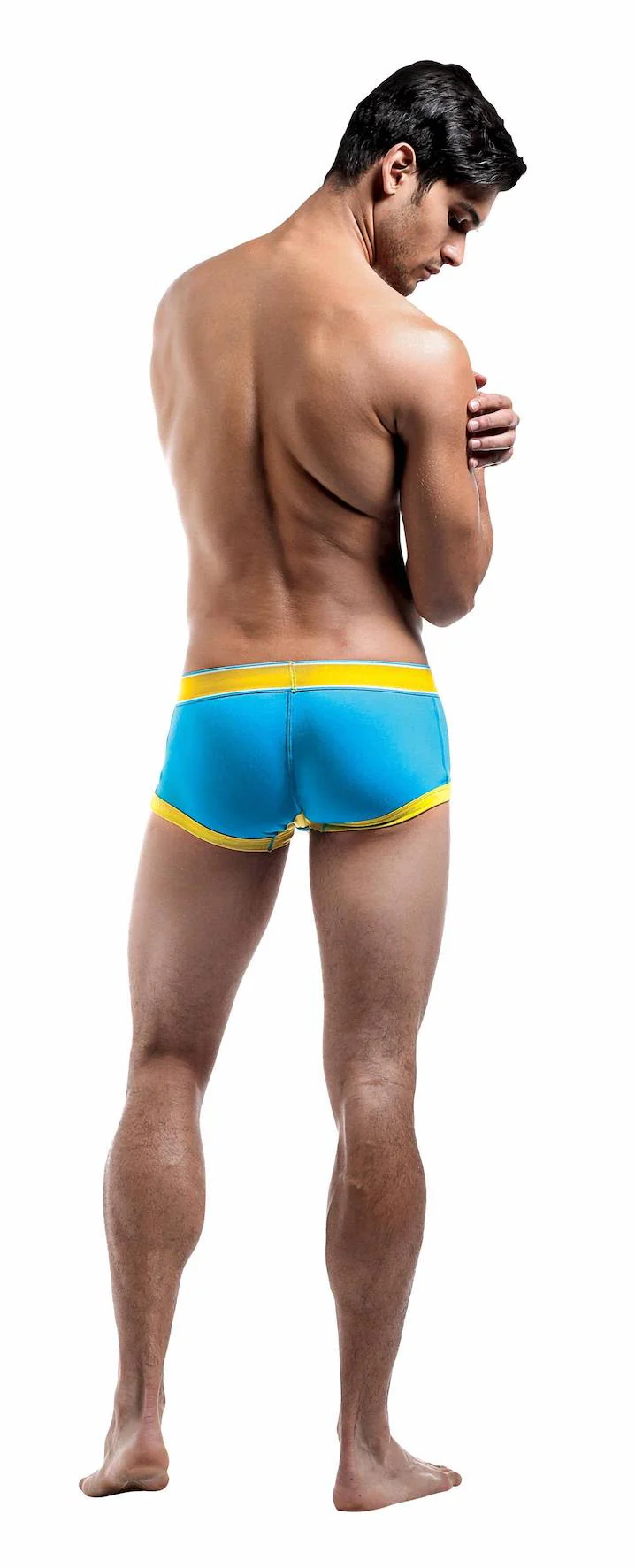 MP139221 Malepower Attacker Mini Short - Turq/Yellow - Image 2