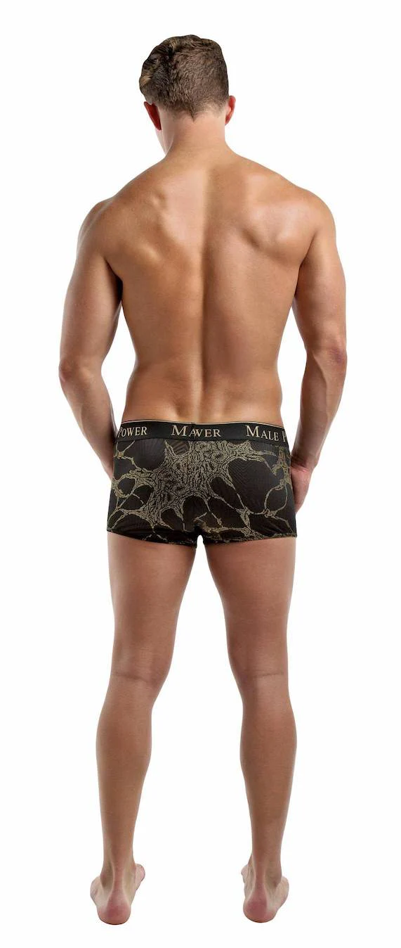 MP145224 Malepower Mini Short - Black/Gold - Image 2
