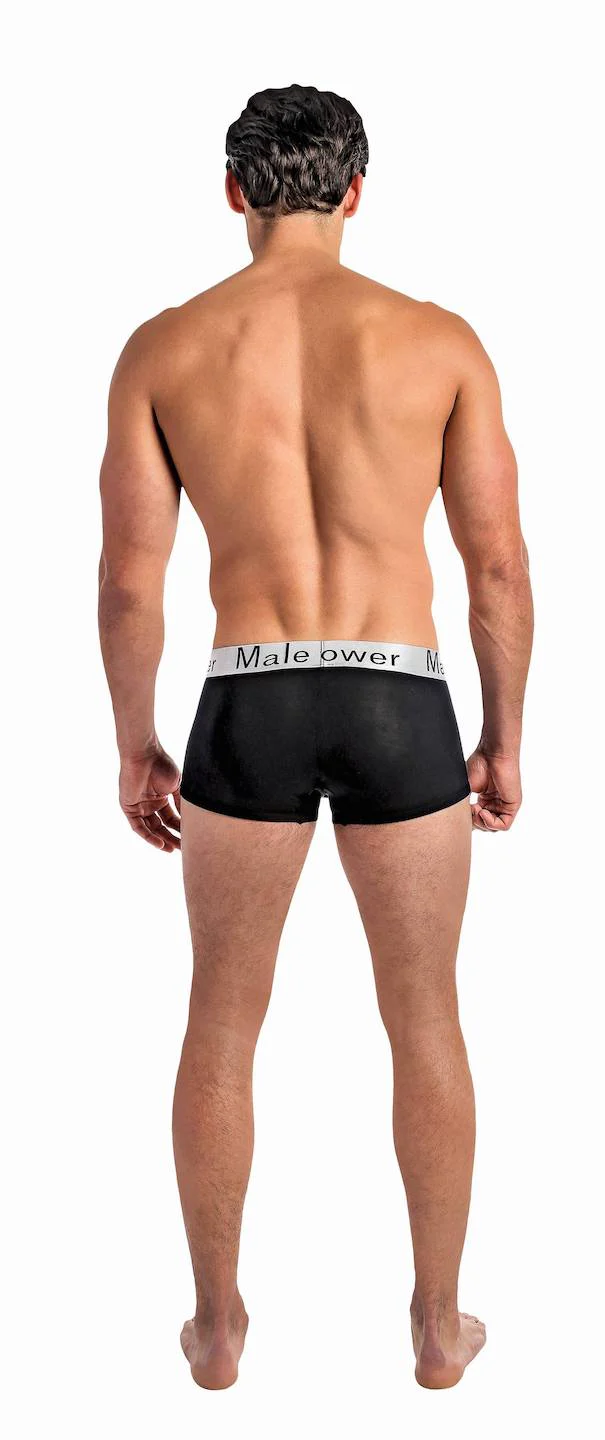 MP150227 Malepower Lo Rise Enhancer Short - Black - Image 2