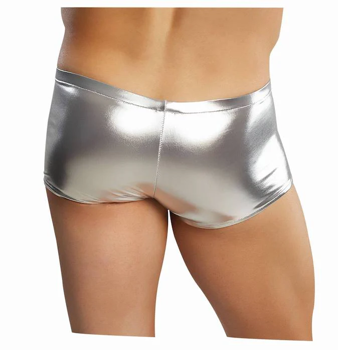 MP153070 Malepower Mini Short - Silver - Image 2