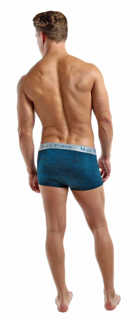 MP156222 Malepower Panel Short - Blue/Black - Image 2