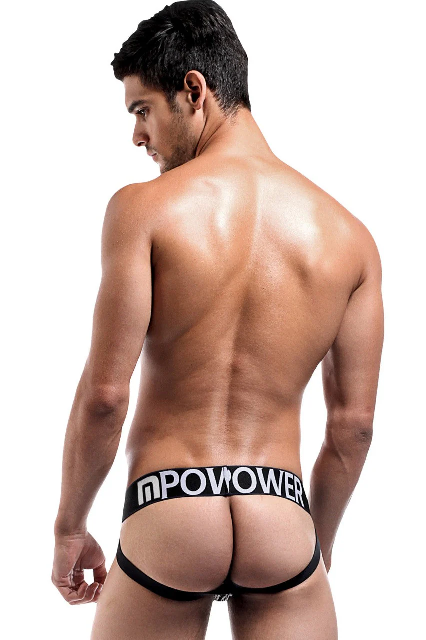 MP389215 Malepower Jock - Royal/Black - Image 2