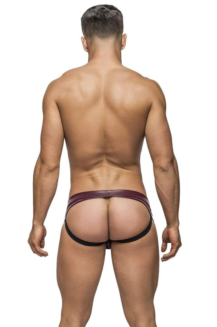 MP394242 Malepower Panel Jock - Black - Image 3