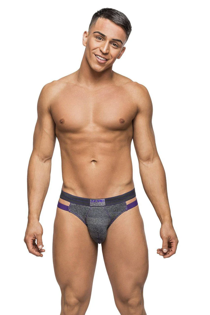 MP395244 Malepower Cutout Jock - Grey